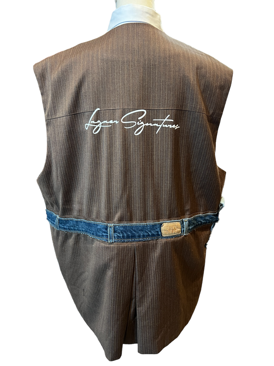 Denim Sleeveless Vest