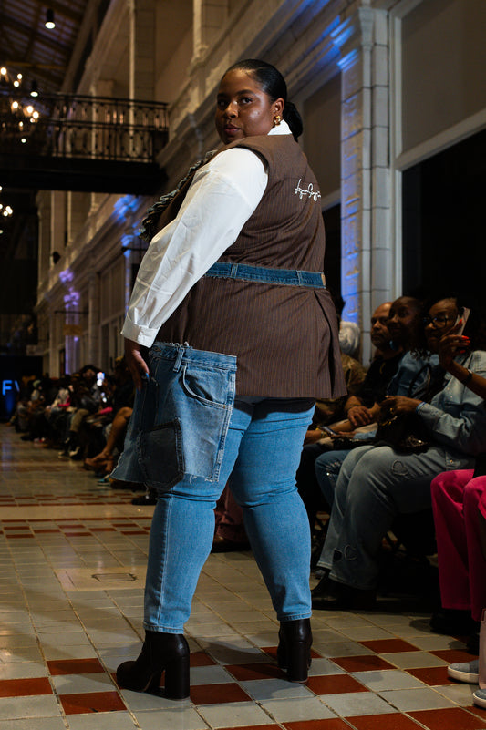 Denim Sleeveless Vest