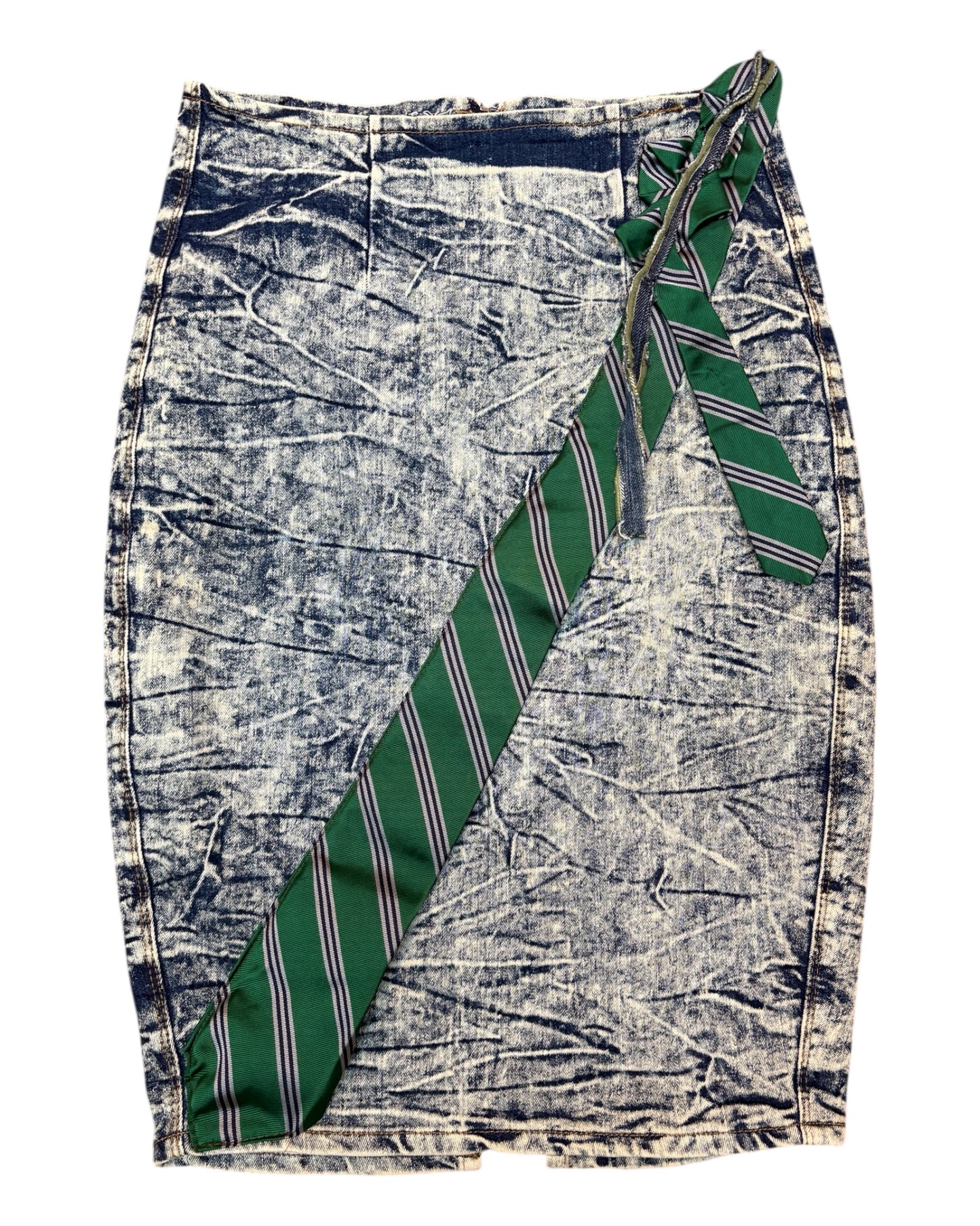 Denim Stonewashed Skirt