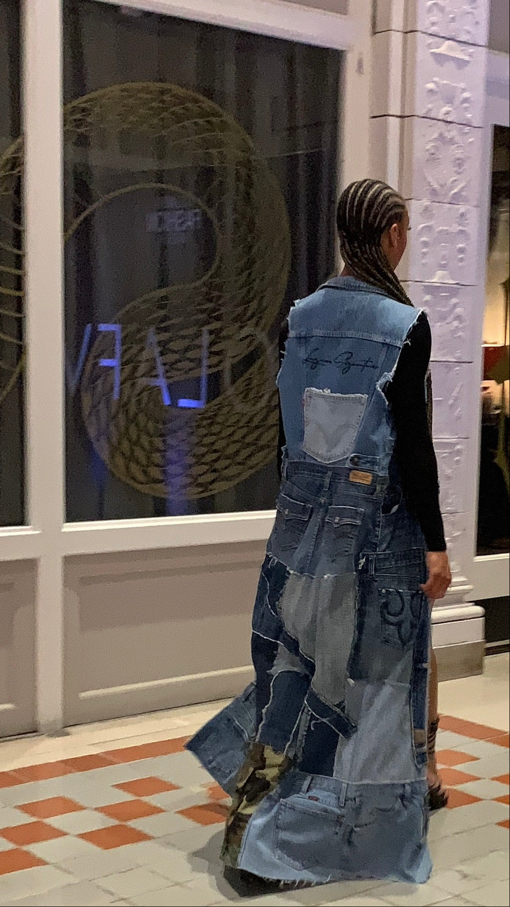 Denim Patchwork Duster