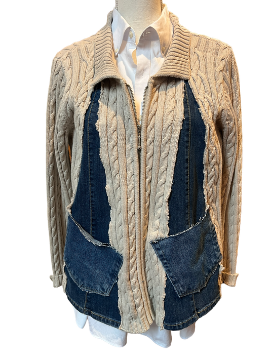 Denim Sweater