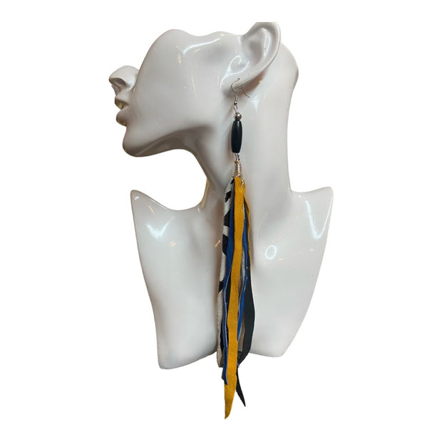 Fringe Leather Earrings
