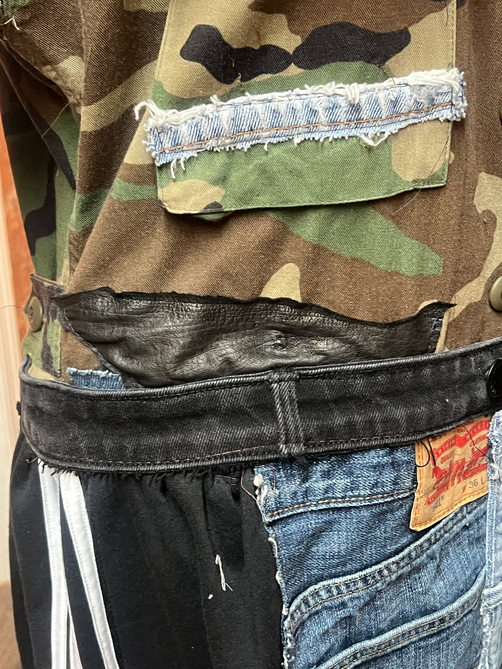 The Denim & Camo Duster