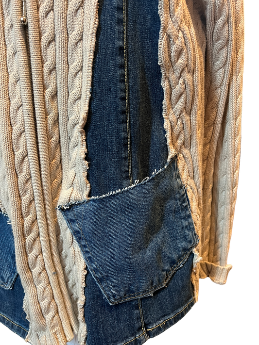 Denim Sweater