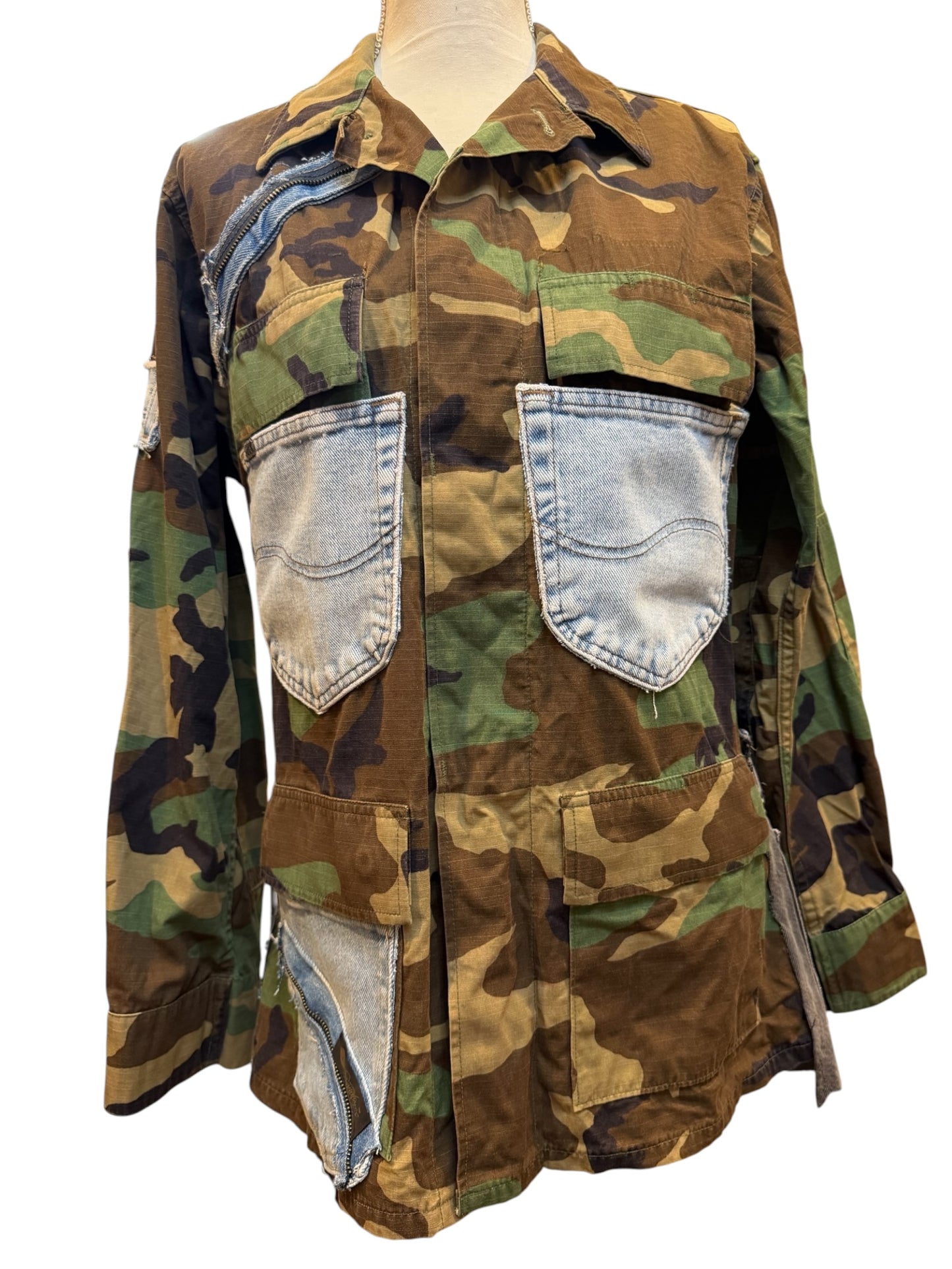 Patchwork Camo Jacket