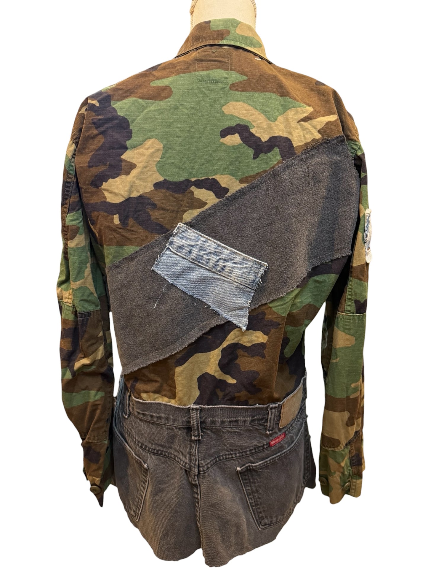 Patchwork Camo Jacket