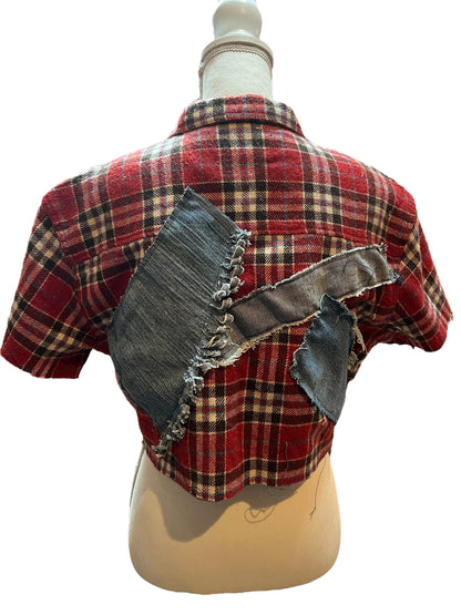Cropped flannel
