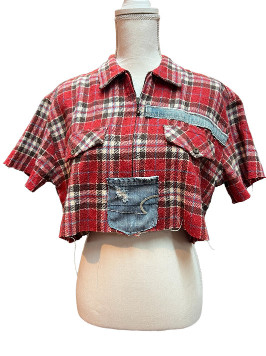 Cropped flannel