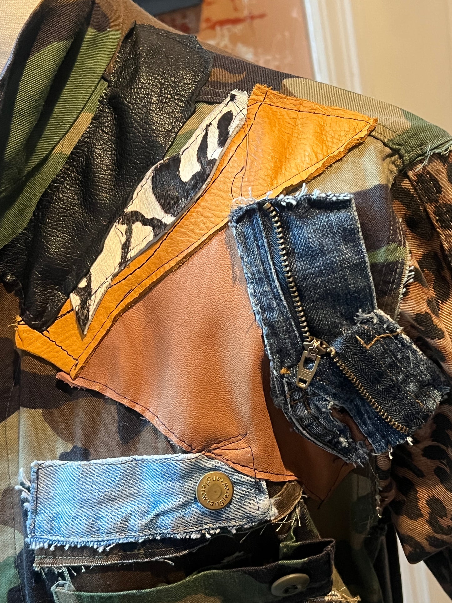 The Denim & Camo Duster