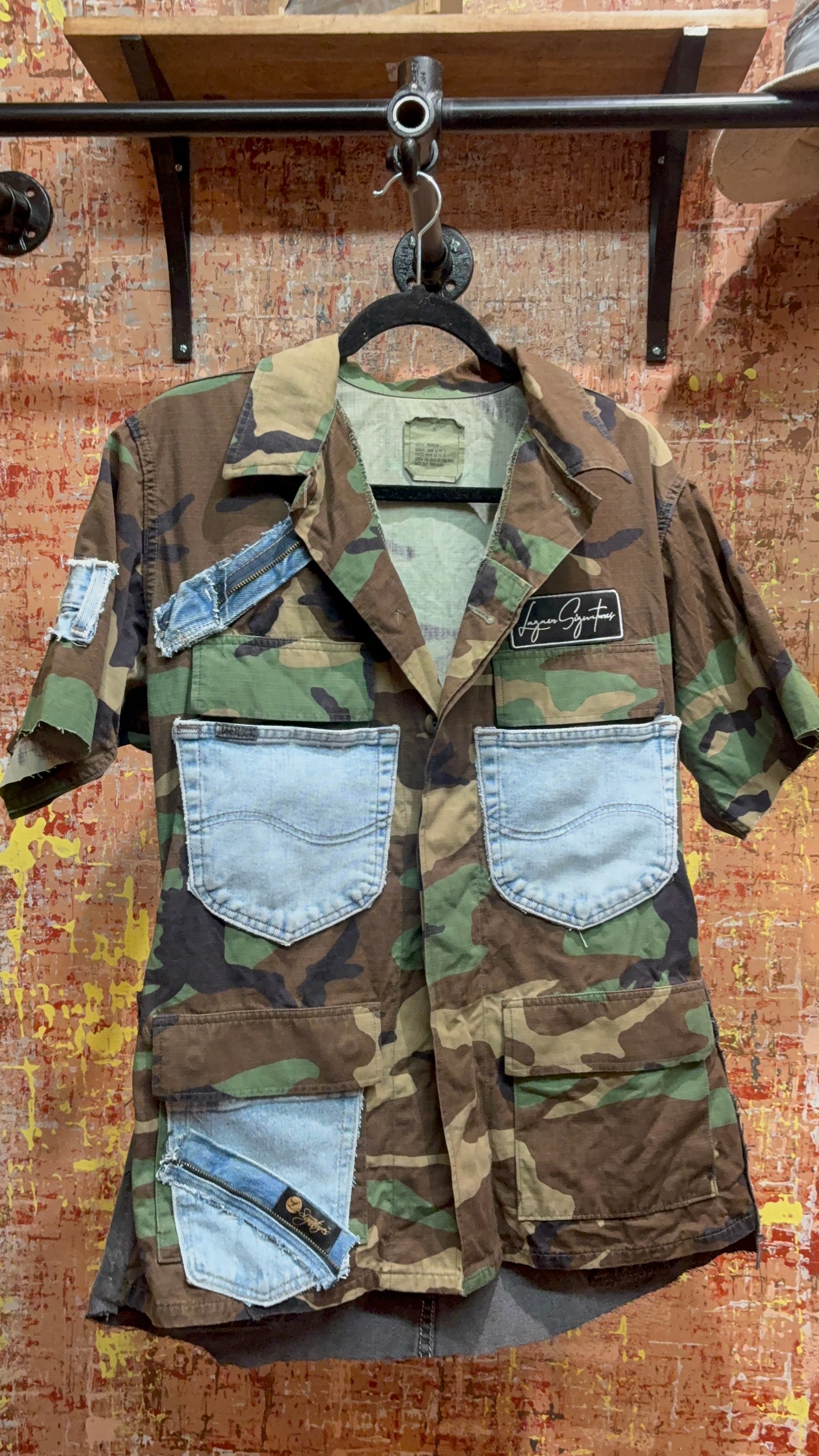 Patchwork Camo Jacket