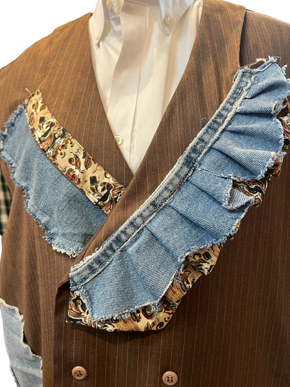 Denim Sleeveless Vest