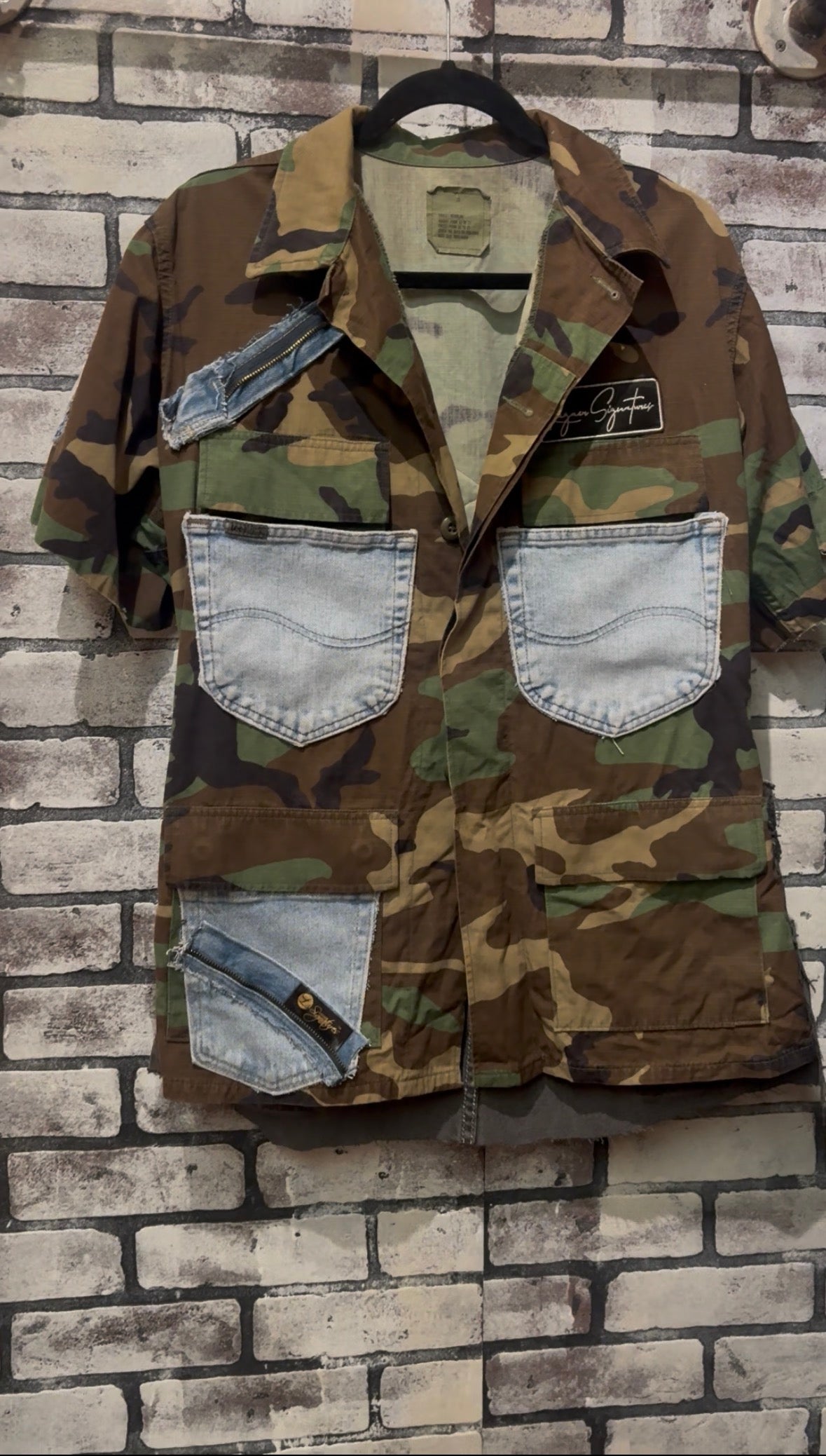 Patchwork Camo Jacket