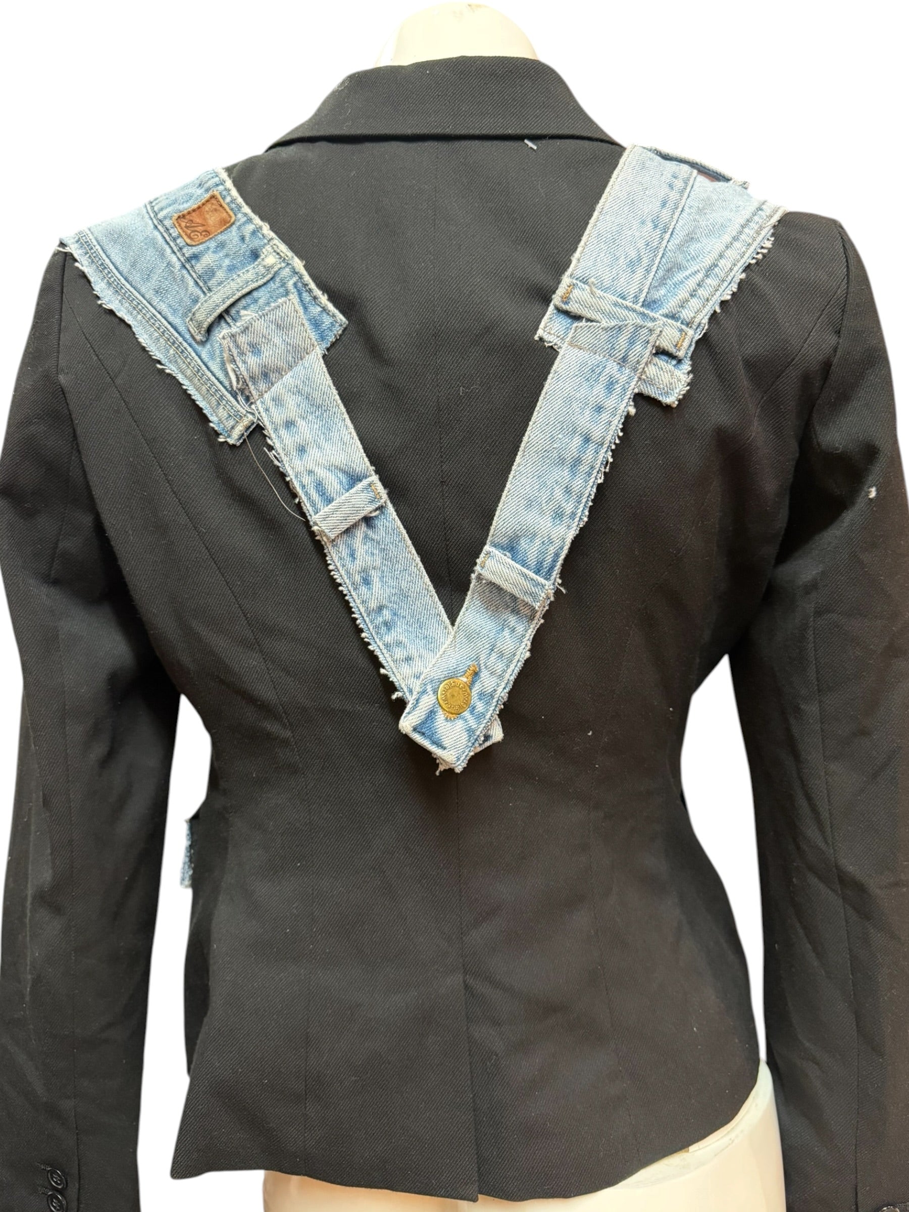 Denim Patchwork Jacket