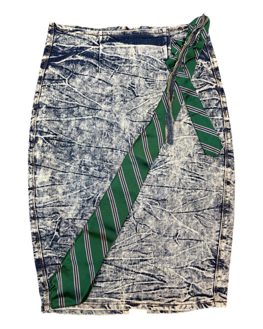 Denim Stonewashed Skirt