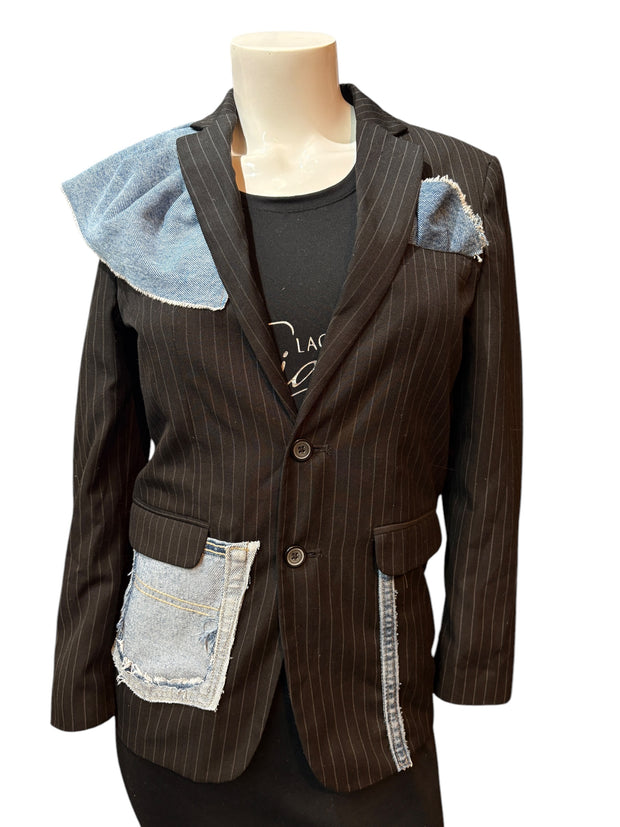 Pinstripe Blazer
