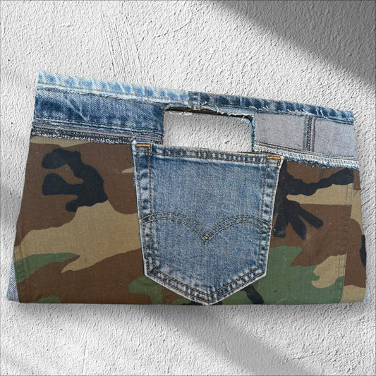 Denim Clutch