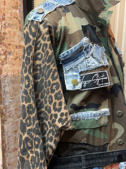 The Denim & Camo Duster