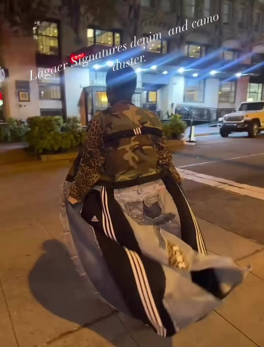 The Denim & Camo Duster