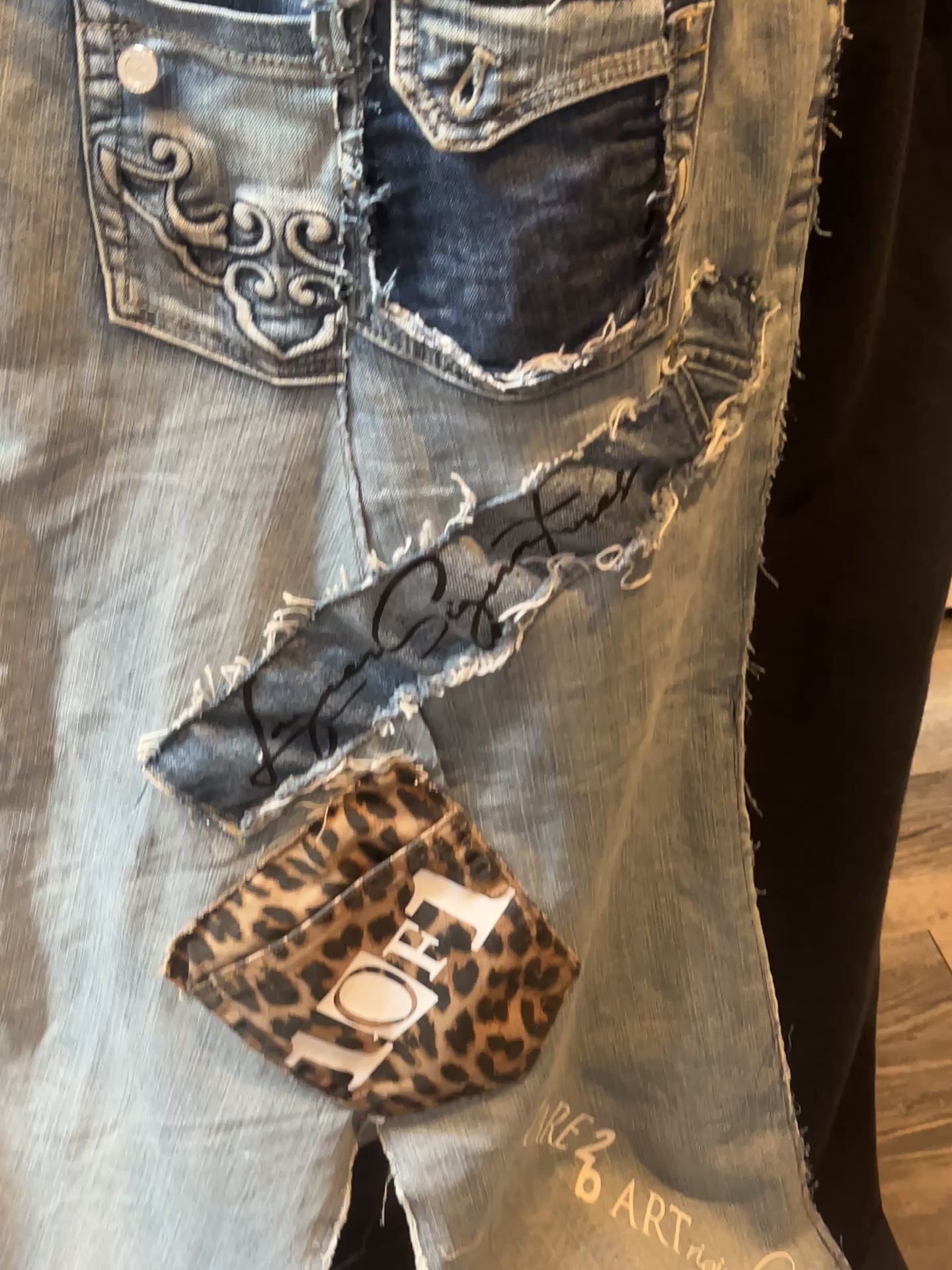 The Denim & Camo Duster